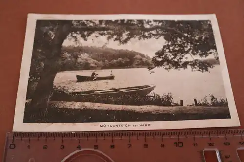 tolle alte Karte - Mühlenteich bei Varel -  1925