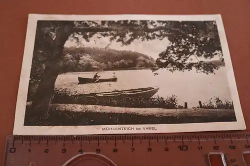 tolle alte Karte - Mühlenteich bei Varel -  1925 