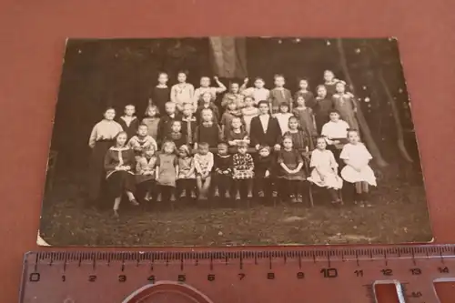 tolles altes Gruppenfoto - Mädchenschule ??  nur Mädchen - 1900-1920 ?