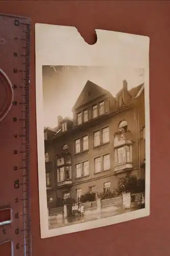 tolles altes Foto - Wohnhaus - Gebäude -  Ort ??? 1910-20 ?