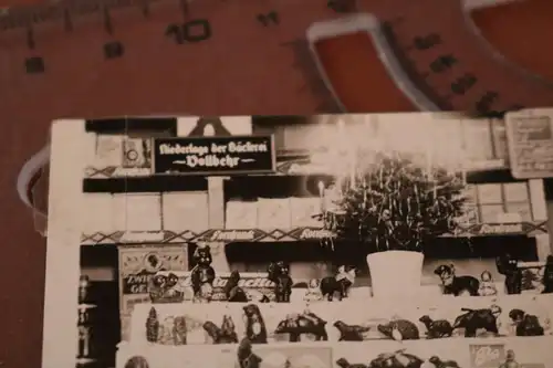 tolles altes Foto -  Tresen - Niederlage der Bäckerei Vollbehr - 20-30er Jahre