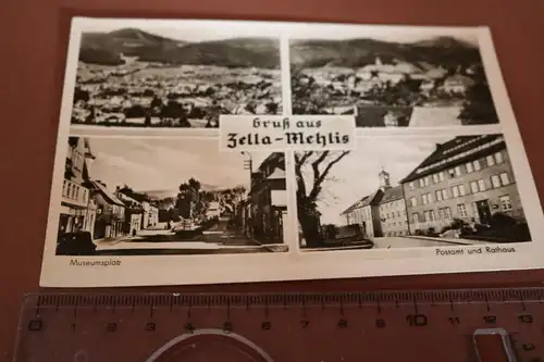 tolle alte Karte -  Gruß aus Zella-Mehlis  1962