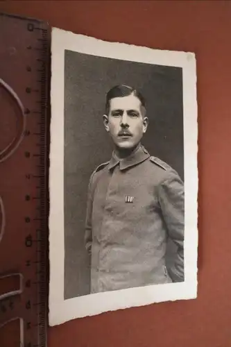 tolles altes Foto - Portrait eines Soldaten -  Flandern 1918