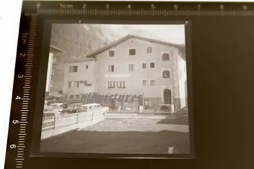 tolles altes Negativ -  Café Prinz - Gebäude - Ort ??? - 50-60er Jahre 