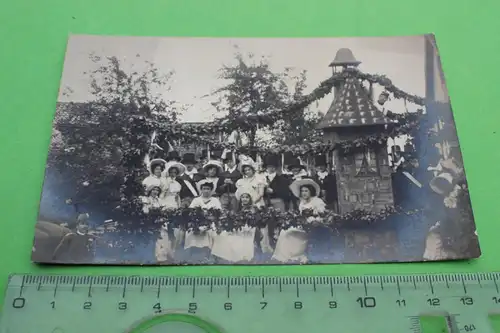 tolles altes Foto - Festlichkeiten - Feier - Kirchturm ? - Buxtehude - 1910-20 ?