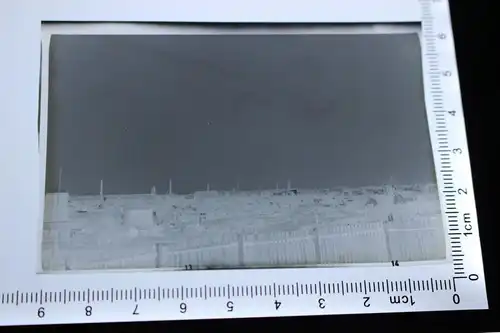 tolles altes Negativ - Stadtansicht  - Ort ??? 50er Jahre 