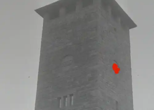 tolles altes Negativ - Mir unbekannter Aussichtsturm gebaut 1937