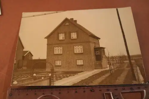 tolles altes Foto - mir unbekanntes Haus -  20-30er Jahre