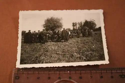  altes Foto - Sammelplatz für polnische Gefangene - Ort ??? 
