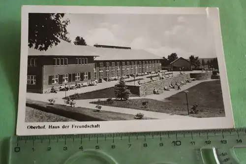tolle alte Karte - Oberhof Haus der Freundschaft 