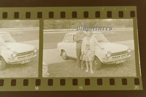 zwei tolle alte Negative - Oldtimer DAF  - 60-70er Jahre ??