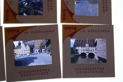 12 tolle alte Dias - Ansichten von Nürnberg 1959