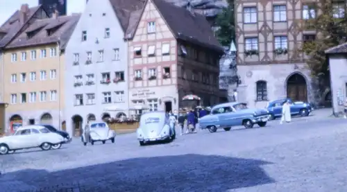 12 tolle alte Dias - Ansichten von Nürnberg 1959