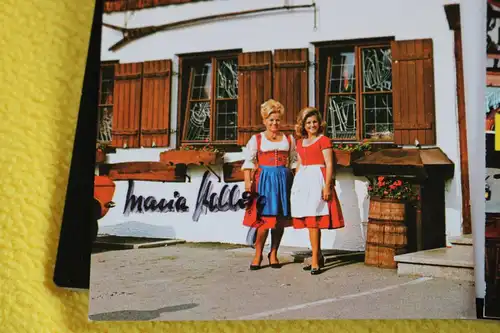 Kleines Konvolut - Maria Hellwig - Foto, Karten , Autogramm, Programmblatt 1977
