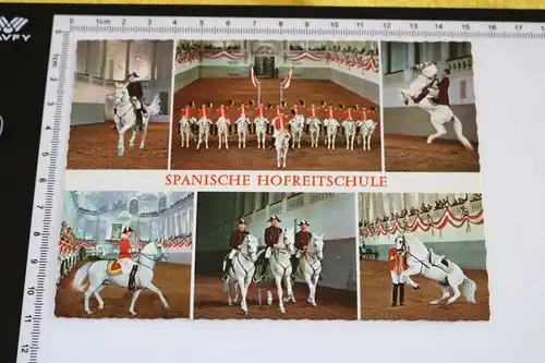 tolle alte Karte - Spanische Hofreitschule  Wien 60er Jahre ???