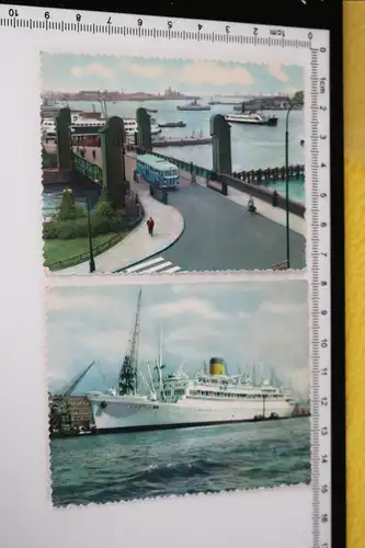 zwei tolle alte Souvenierfotos Amsterdam - 50-60er Jahre ???