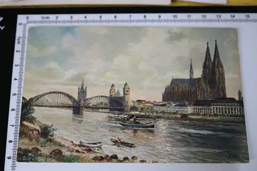 tolle alte Karte -  Ansicht Köln am Rhein -  1910-30 ???