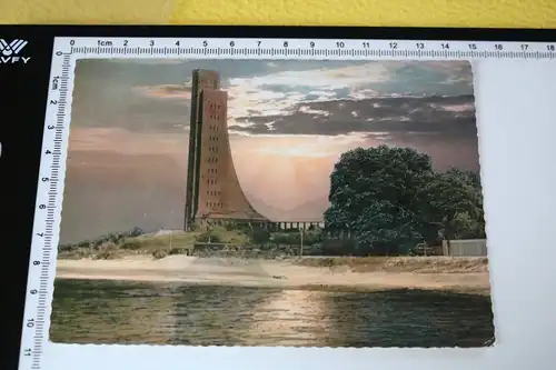 tolle alte Karte - Marine-Ehrenmal Laboe -  1970 