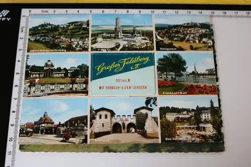 tolle alte Karte - Rucksackkarte - Großer Feldberg. i.T.   1970 