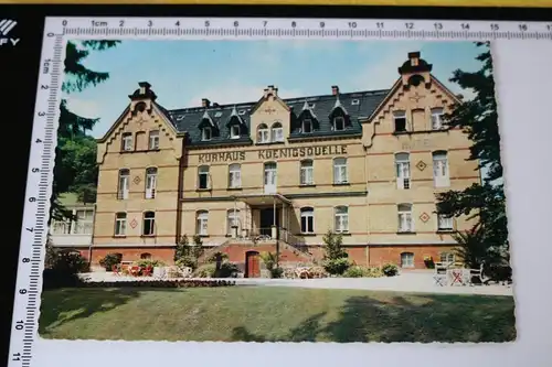 tolle alte Karte - Kurhaus Koenigsquelle Bad Wildungen 50-60er Jahre ?
