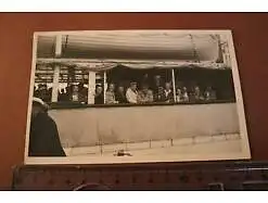 tolles altes Foto - Personen auf dem Dampfschiff nach Rügen 1939