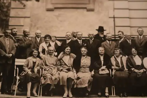 tolles altes Foto Gruppenfoto bei  Bílý Kříž - Tschechien  1920-30 ??