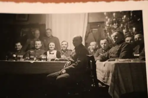 tolles altes Foto Soldaten Menükarte  Karfreitag 1940 