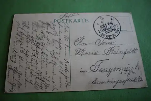 tolle alte Karte - Wilhelmshaven - Torpedobootshafen - Marineschiffspost 128