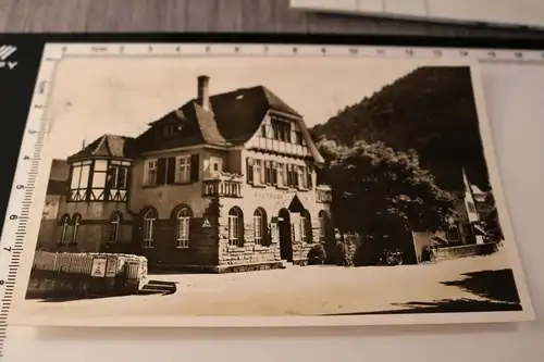 tolle alte Karte - Gasthof zum Löwen Unterreichenbach - 1941