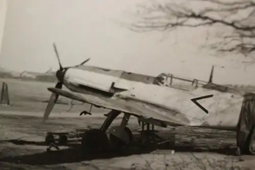 altes Top-Foto - Messerschmidt Bf 109 -    I./JG 3 ??? Hangelar März 40