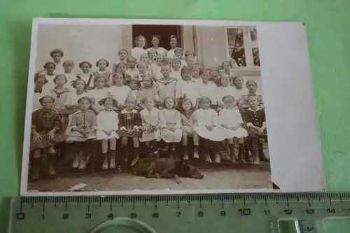 tolles altes Foto - Schulklasse ?? Mädchenschule ?? 1910-20 ???