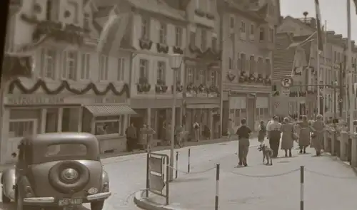 fünf tolle alte Negative - Stadtansichten - Murgtal ?? Schwarzwald ? 50-60er Jah