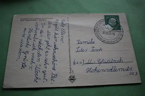 tolle alte Karte - Kindererholungsheim St. Elisabeth Bad Rothenfelde 1959
