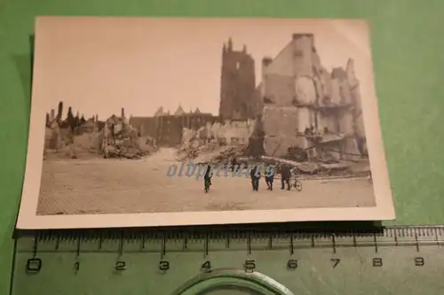 altes Foto - zerstörte Stadt Calais  Nordstadt