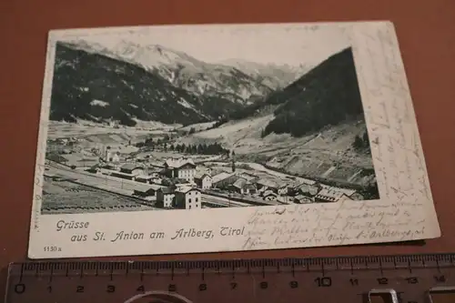 tolle alte Karte  Grüsse aus St. Anion am Arlberg, Tirol   1902