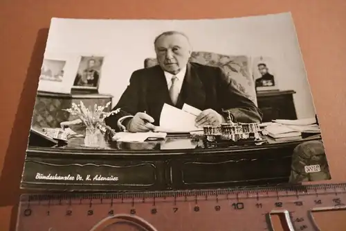 tolle alte Karte - Bundeskanzler Dr. Konrad Adenauer  50-60er Jahre 