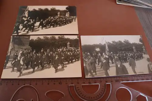 fünf tolle alte Fotos - Feierlichkeiten in München ? Kirche, Festumzug - 1910-20