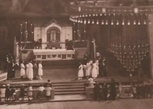 fünf tolle alte Fotos - Feierlichkeiten in München ? Kirche, Festumzug - 1910-20