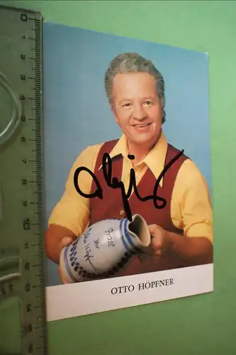 tolle alte Karte -  Otto Höpfner  original signiert 