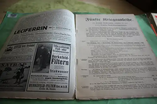 tolles altes Heft - Kriegs-Ausgabe Reclams Universum - Heft 49 - 1916