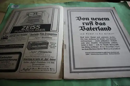 tolles altes Heft - Kriegs-Ausgabe Reclams Universum - Heft 50 - 1916