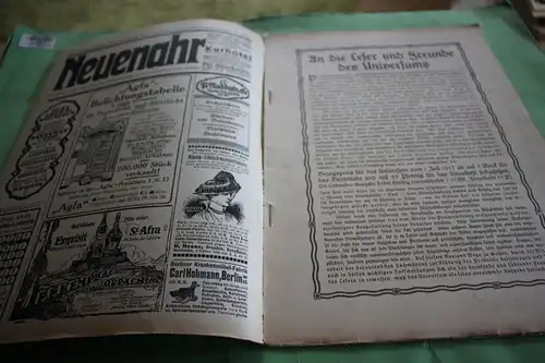 tolles altes Heft - Kriegs-Ausgabe Reclams Universum - Heft 40 - 1917