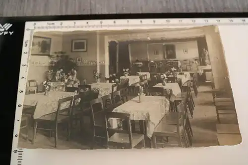tolles altes Foto - Restaurant ?? - Tische und Stühle - Breslau - 20-30er Jahre