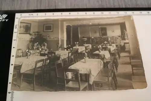 tolles altes Foto - Restaurant ?? - Tische und Stühle - Breslau - 20-30er Jahre 