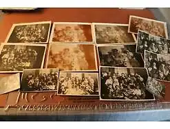 14 tolle alte Fotos - Gruppe Personen Faschingsfeiern 20er Jahre ???