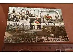 tolle alte Karte - Gruß vom Oktoberfest - 1958 München 