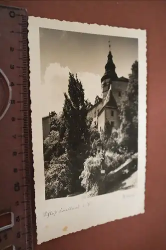 tolle alte Karte -  Schloß Friedland Böhmen - 1938 Sonderstempel 