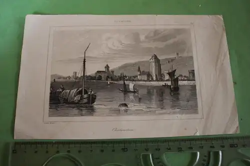 toller alter Druck / Stich ?  Oberlanstein Lemaitre direxit - Alter ?? 