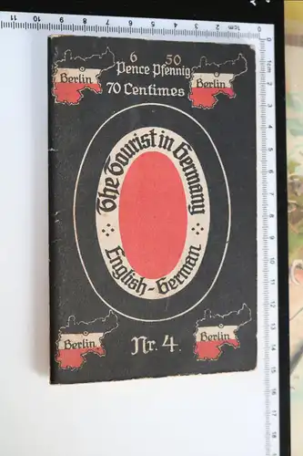 tolles altes Heft Touristen-Sprachführer Schmidt&Günther englisch/deutsch 