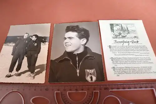 zwei tolle alte Fotos + Autogramme - Wolfgang Behrendt u. Trainer Hans Borowski